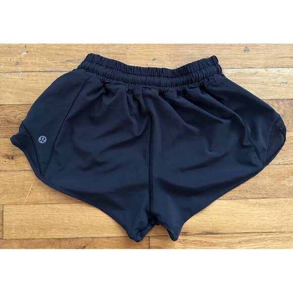 Lululemon Blue Shorts Swift Lined True black Reflective Pocket S A000981 - Picture 3 of 9